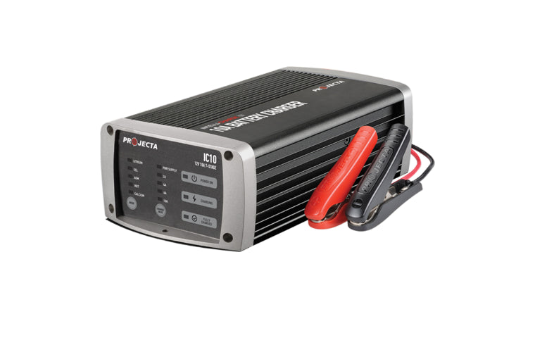 12V Automatic 10 Amp 7 Stage Battery Charger Multi Chemistry Lithium