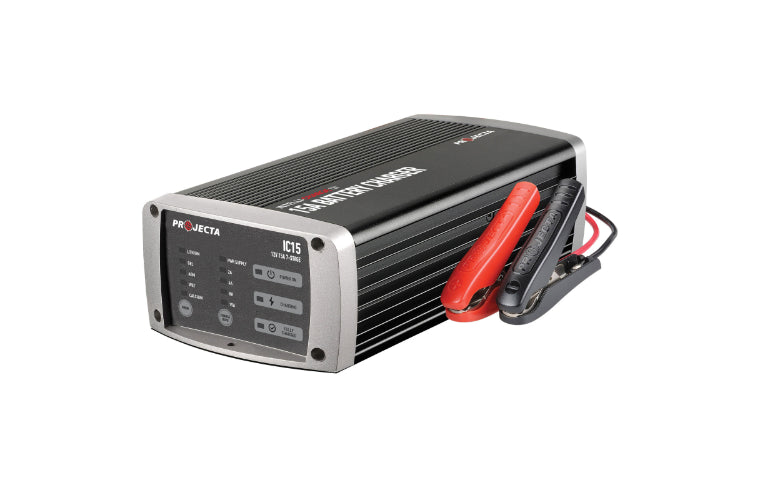 12V Automatic 15 Amp 7 Stage Battery Charger Multi Chemistry Lithium